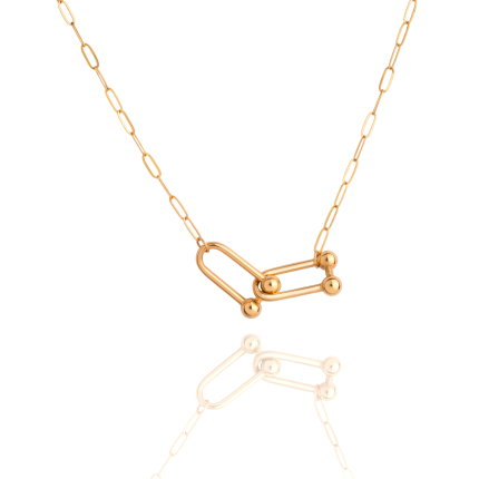 گردنبند دو حلقه تیفانی