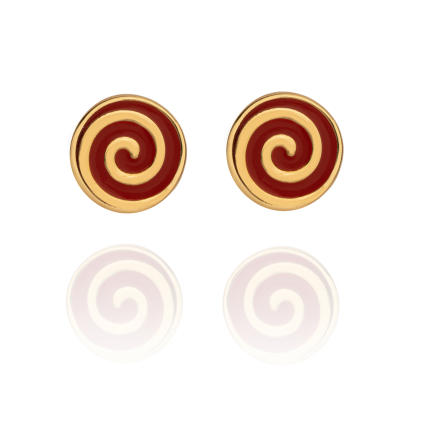 گوشواره آبنبات قرمز هینا