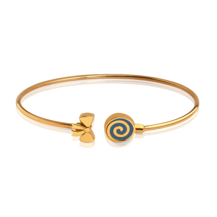 دستبند بنگل آبنبات آبی هینا