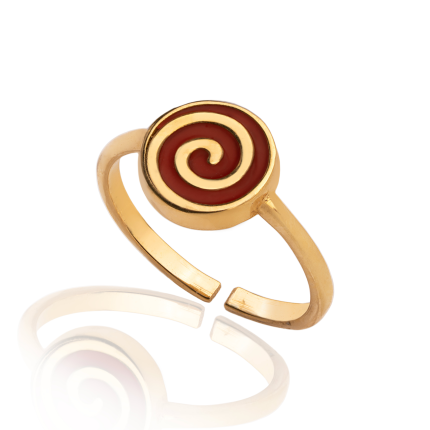 انگشتر آبنبات قرمز هینا