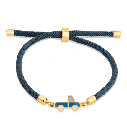 دستبند نخی وانت آبی